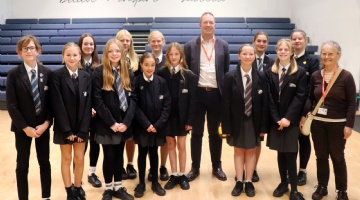 Sidmouth College Welcome Local MP